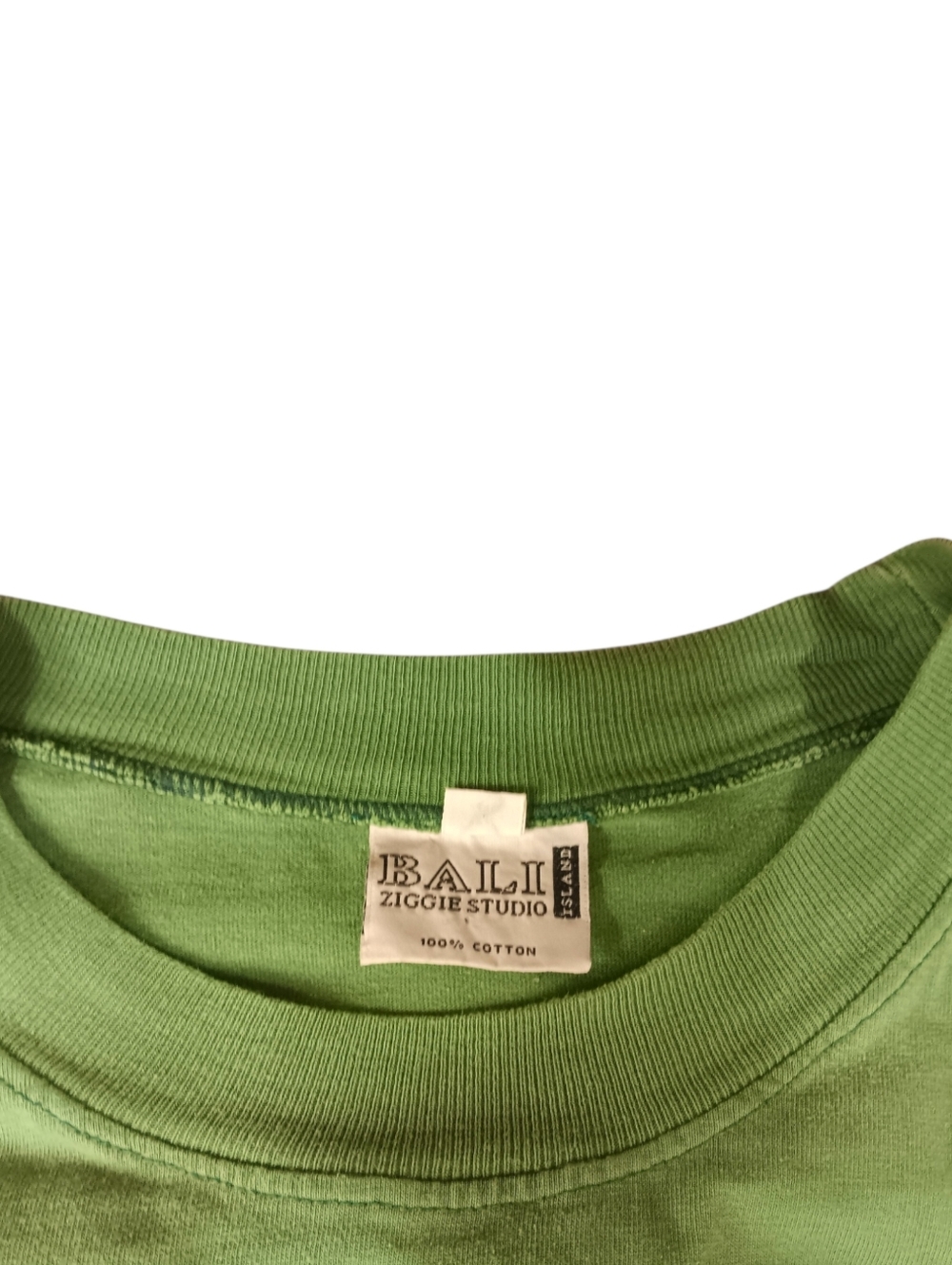 Bali Aztec Green Graphic Frog T-Shirt - L - Picture 3 of 3